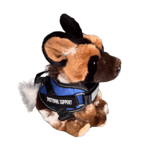 African Hunting Dog Emotional Support Stuffed Animal ESSA