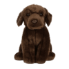 Chocolate Labrador Plush Dog Emotional Support Stuffed Animal ESSA