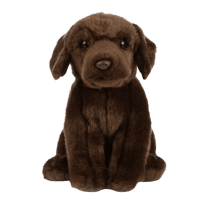 Chocolate Labrador Plush Dog Emotional Support Stuffed Animal ESSA