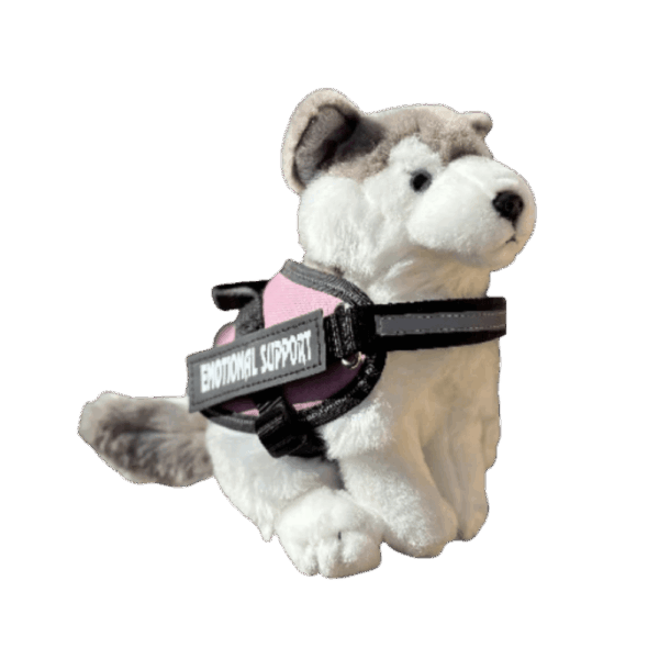 Husky Emotional Support Stuffed Animal ESSA 1